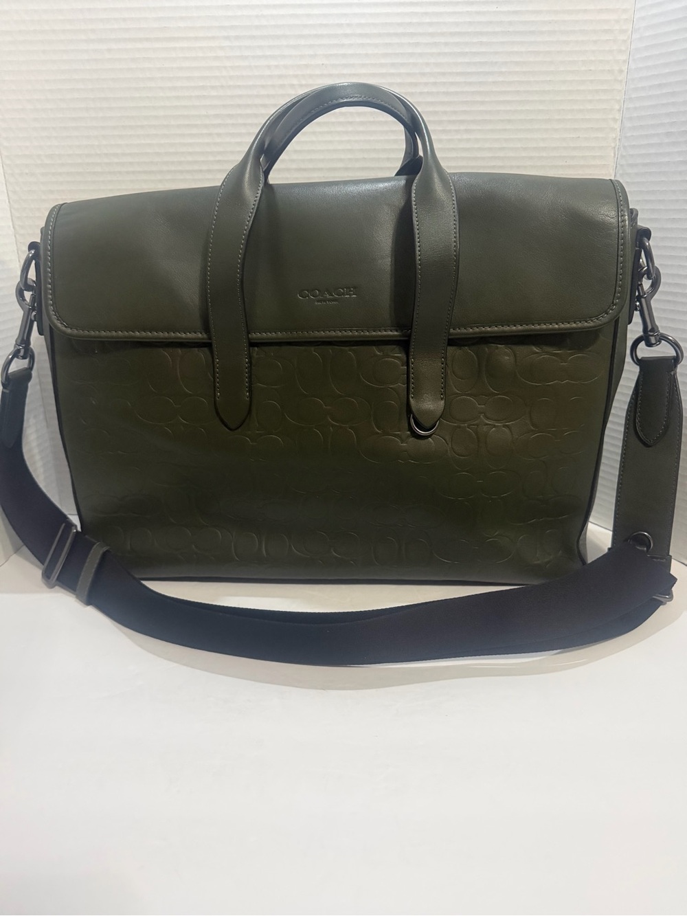 Coach Sullivan Portfolio Brief in Signature Leather